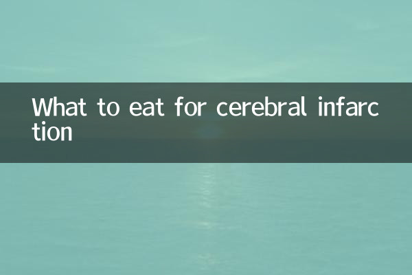 脳梗塞には何を食べるべきか