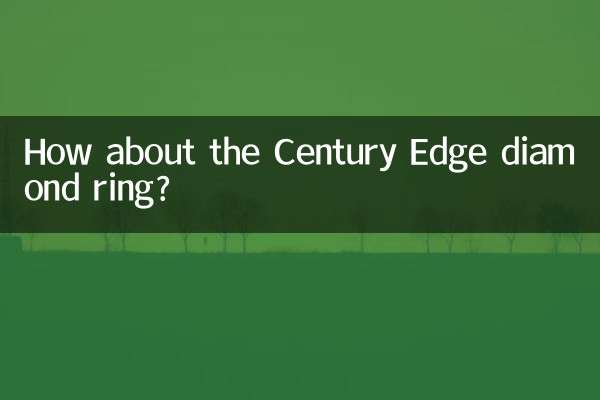 Как насчет бриллиантового кольца Century Edge?