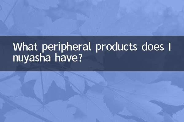 Какие периферийные продукты есть у Inuyasha?