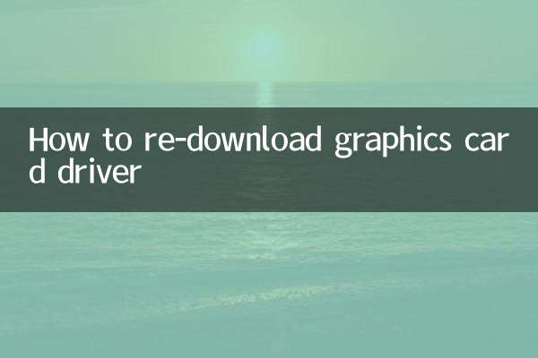 Cómo volver a descargar el controlador de la tarjeta gráfica