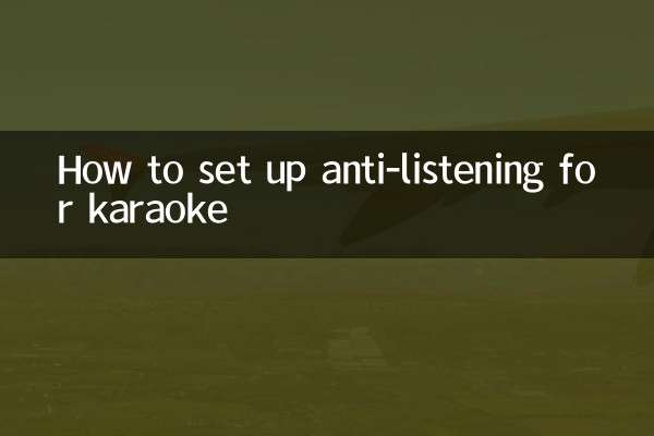 Come impostare l'antiascolto per il karaoke