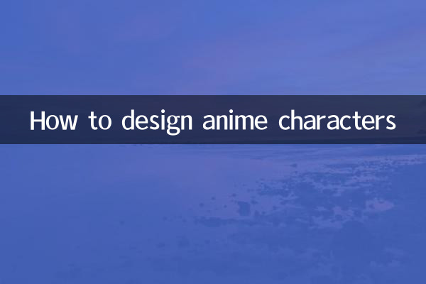 How to design anime characters