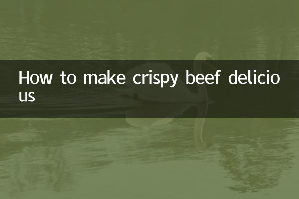 Cómo hacer deliciosa la carne crujiente