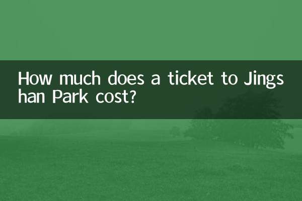 Combien coûte un billet pour le parc Jingshan ?