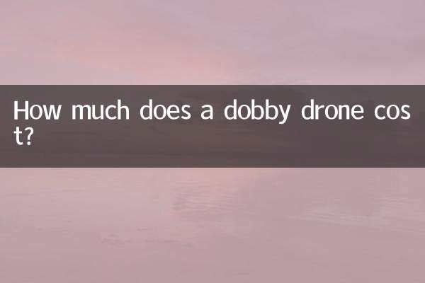 ¿Cuánto cuesta un dron dobby?