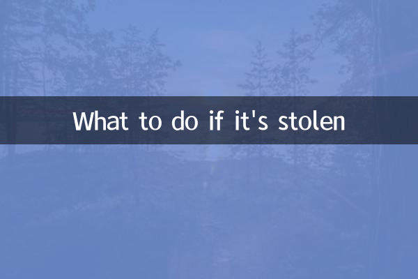被盜了怎麼辦