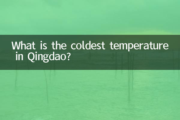 Какова самая холодная температура в Циндао?