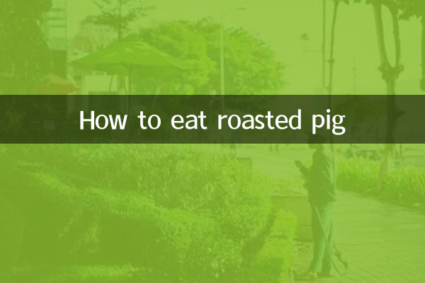 Como comer porco assado