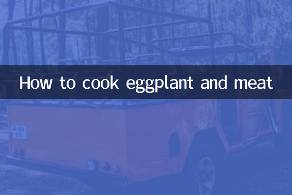 Cómo cocinar berenjenas y carne.
