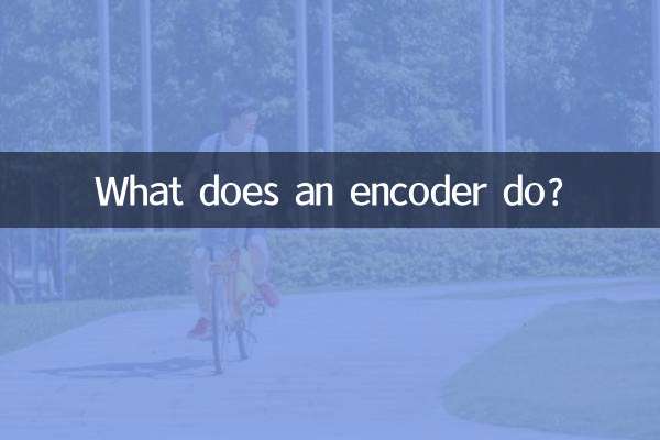 एक एनकोडर क्या करता है?