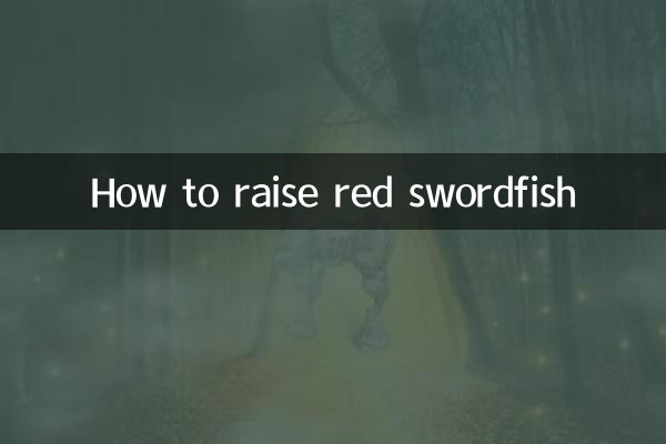 كيفية تربية سمك أبو سيف الأحمر