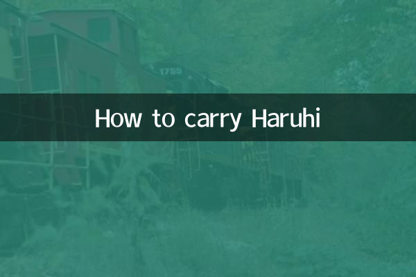 How to carry Haruhi