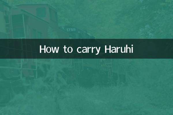 How to carry Haruhi