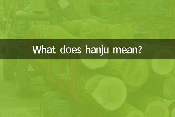 ¿Qué significa hanju?