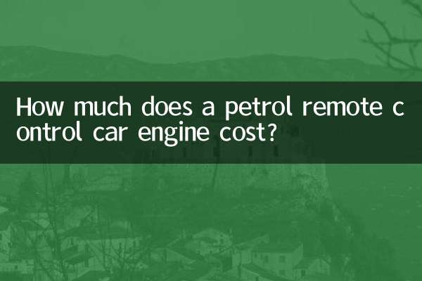 How much does a petrol remote control car engine cost?