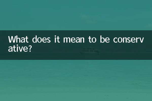 保守的であるとはどういう意味ですか?