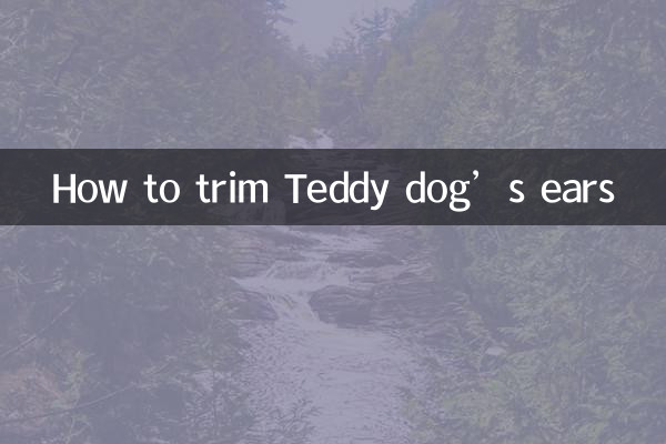 泰迪犬的耳朵怎么修剪