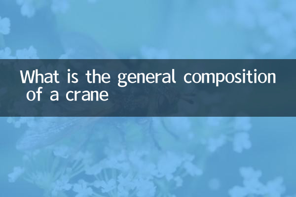Qual é a composição geral de um guindaste