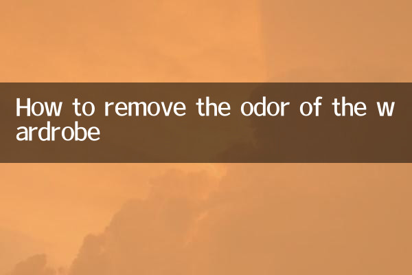 Como remover o odor do guarda -roupa