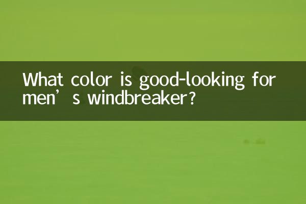 Que cor é boa para o Windbreaker masculino