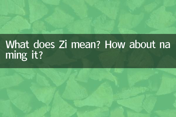O que Zi significa? Que tal nomeá-lo?
