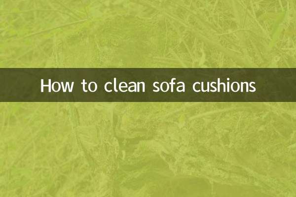 Como limpar almofadas de sofá