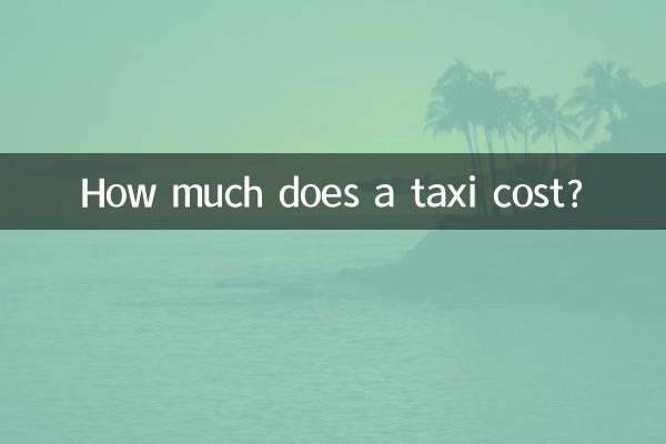 Combien coûte un taxi ?