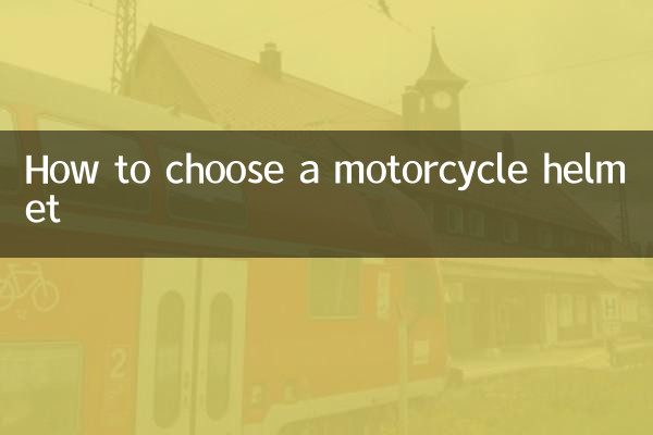 How to choose a motorcycle helmet
