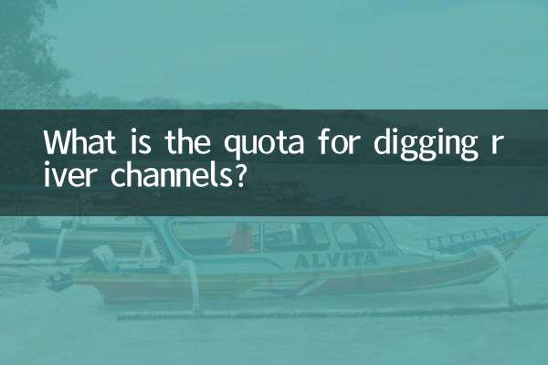 Qual é a cota para escavação de canais fluviais?