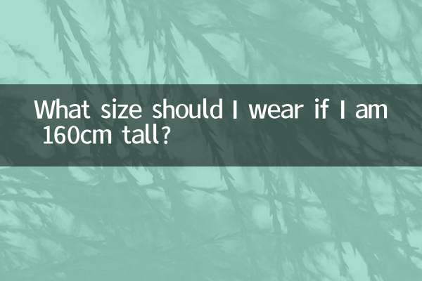 ¿Qué talla debo usar si mido 160 cm?