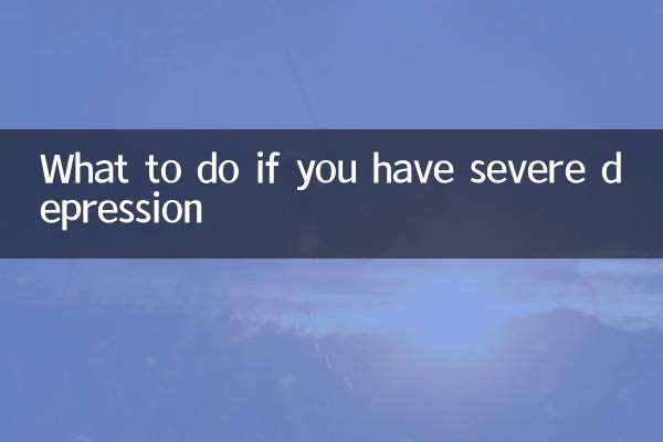 O que fazer se você tiver depressão grave