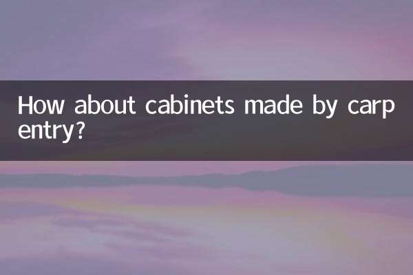 Wie wäre es mit Schränken aus Tischlerei?