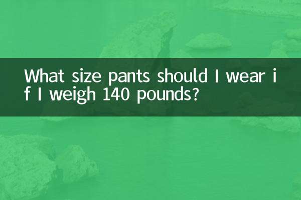 Che taglia di pantaloni dovrei indossare se peso 140 chili?