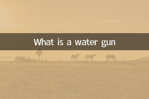 O que é uma pistola de água