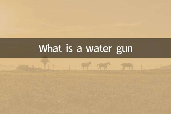 O que é uma pistola de água
