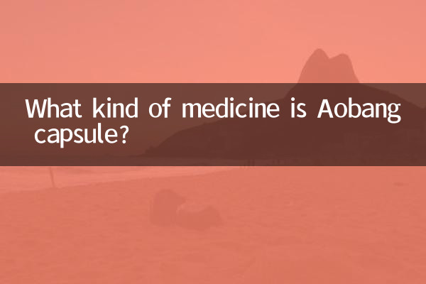 ¿Qué tipo de medicamento es la cápsula de Aobang?