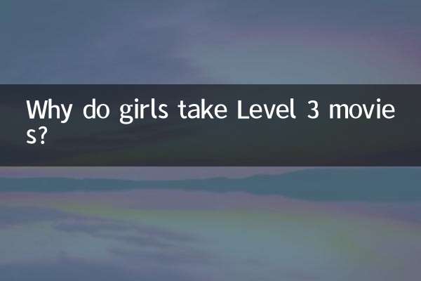 Why do girls take Level 3 movies?