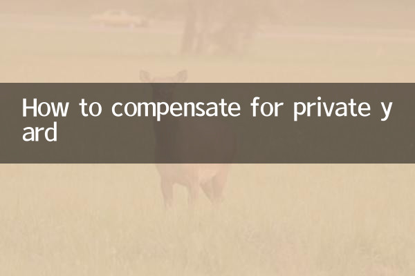 Come compensare il cortile privato