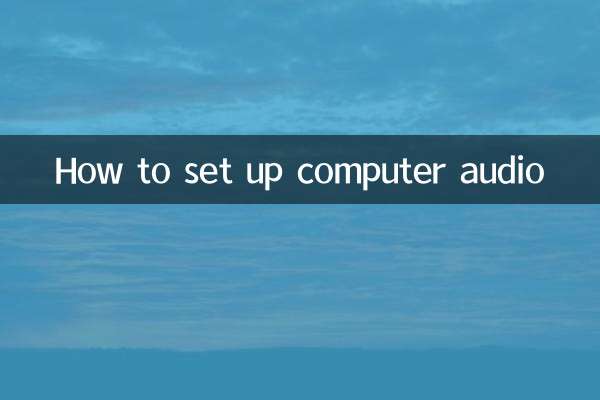 نحوه تنظیم صدای کامپیوتر