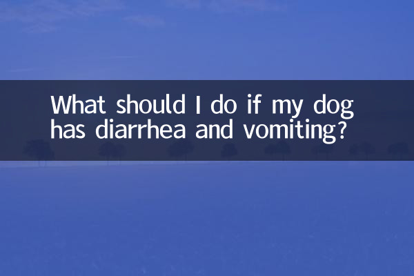 Что делать, если у моей собаки диарея и рвота?