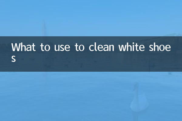 O que usar para limpar sapatos brancos