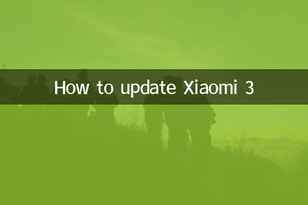 Come aggiornare Xiaomi 3
