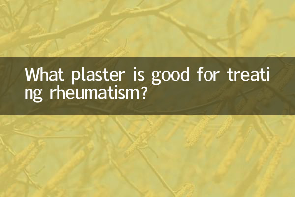 Welches Pflaster eignet sich zur Behandlung von Rheuma?