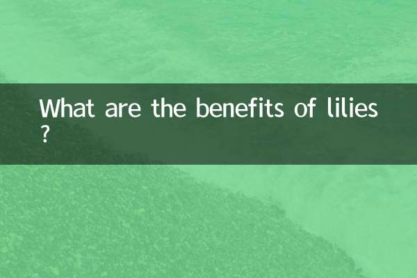 Welche Vorteile haben Lilien?