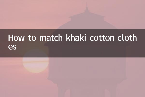 卡其色棉服怎麼搭配