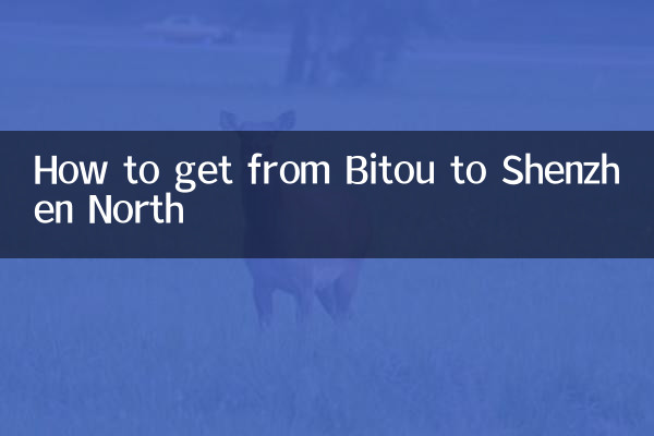 Wie komme ich von Bitou nach Shenzhen Nord?
