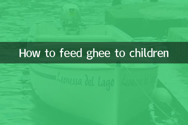 How to feed ghee to children