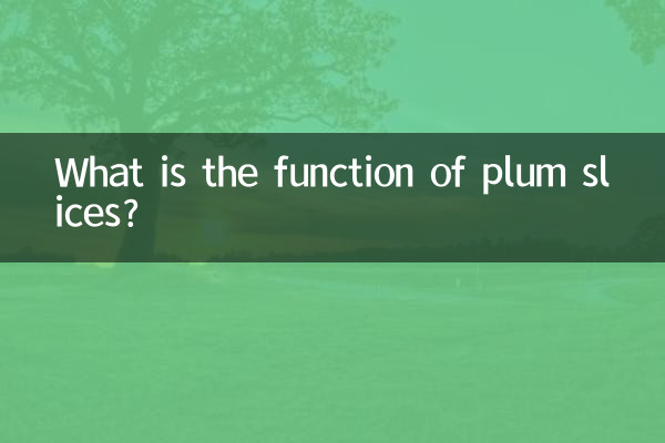 Welche Funktion haben Pflaumenscheiben?