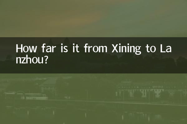 How far is it from Xining to Lanzhou?