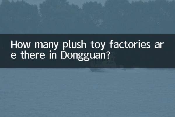 ডংগুয়ানে কয়টি প্লাশ খেলনা কারখানা আছে?